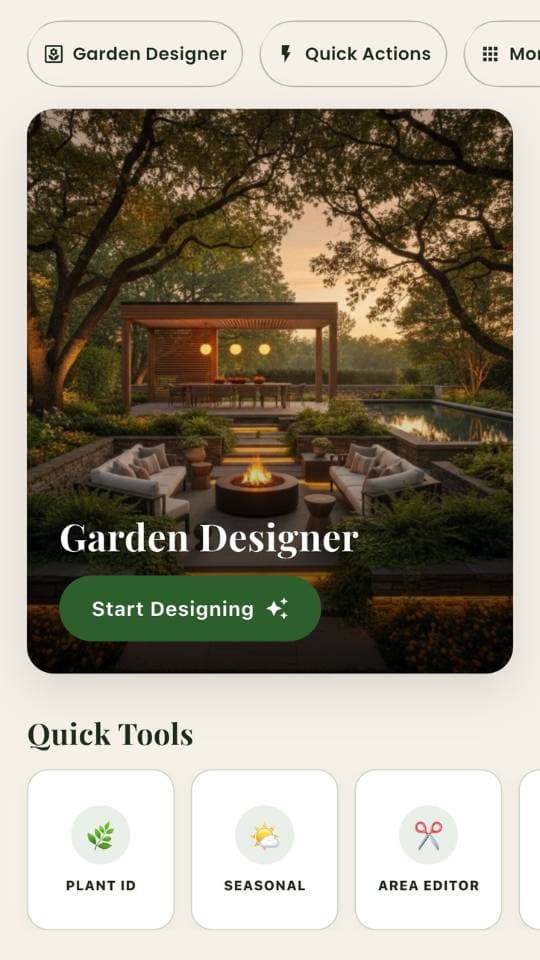 AI Plant Scan feature in FlorAI identifies plants from a photo