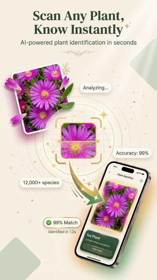Before and after garden design generated with FlorAI